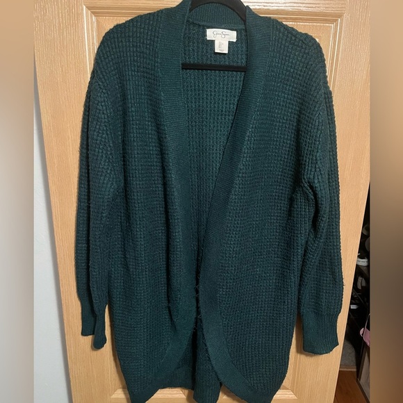 Jessica Simpson Deep Green Oversized Cardigan - Picture 3 of 14